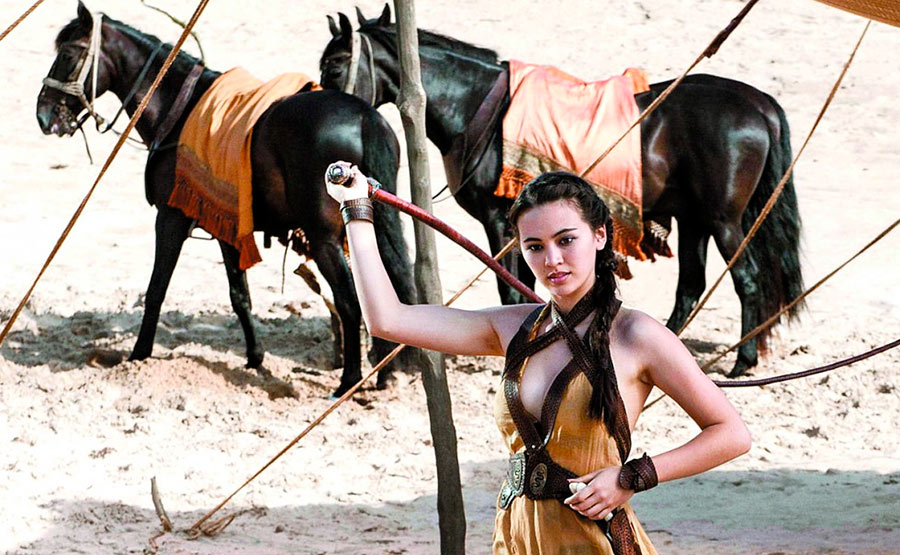 Jessica Henwick como Nymeria en Juego de Tronos