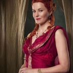Lucy Lawless como Lucretia en la serie 'Spartacus'